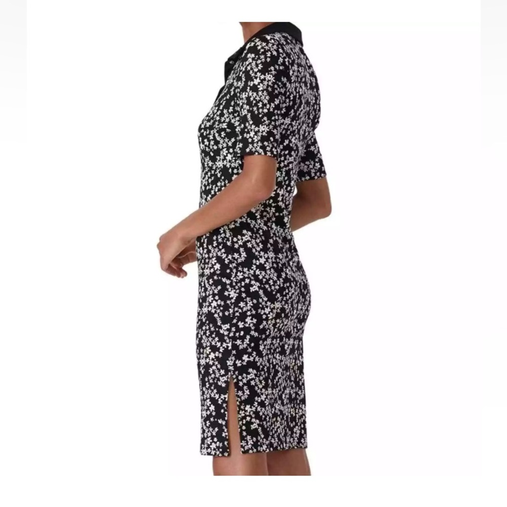 Baum Und Pferdgarten Jace Floral Collar Shirt Dress XS Black White - Picture 3 of 15